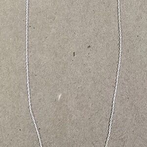 Sterling Silver Cable Chain Necklace 10 Inch Spring Ring Closure